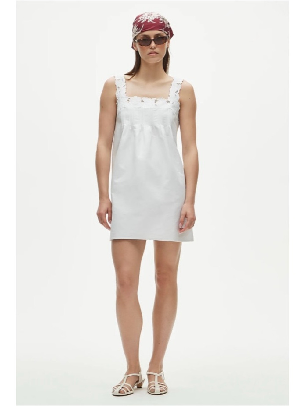 NWT J. Crew Ondine Mini Dress Double Cotton Poplin White